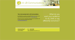 Desktop Screenshot of downloads.jbcommunications.co.uk